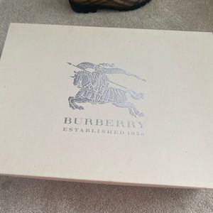 Burberry rain boots